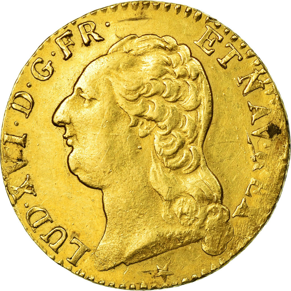 Coin, France, Louis XVI, Louis d'or à la tête nue, 1789, Lille