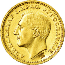 Coin, Yugoslavia, Alexander I, Dukat, 1931, AU(55-58), Gold, KM:12.2