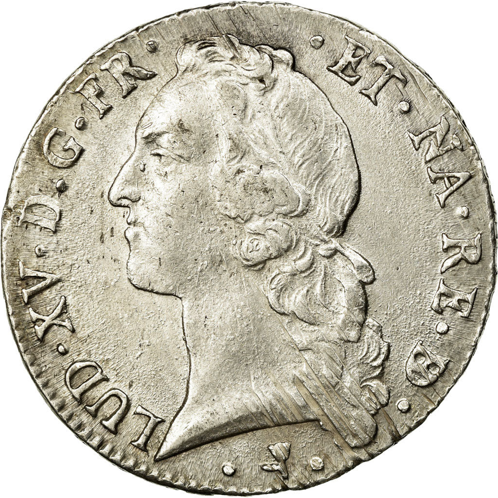 Monnaie, France, Louis XV, Écu de Béarn au bandeau, 1767, Pau, TTB+