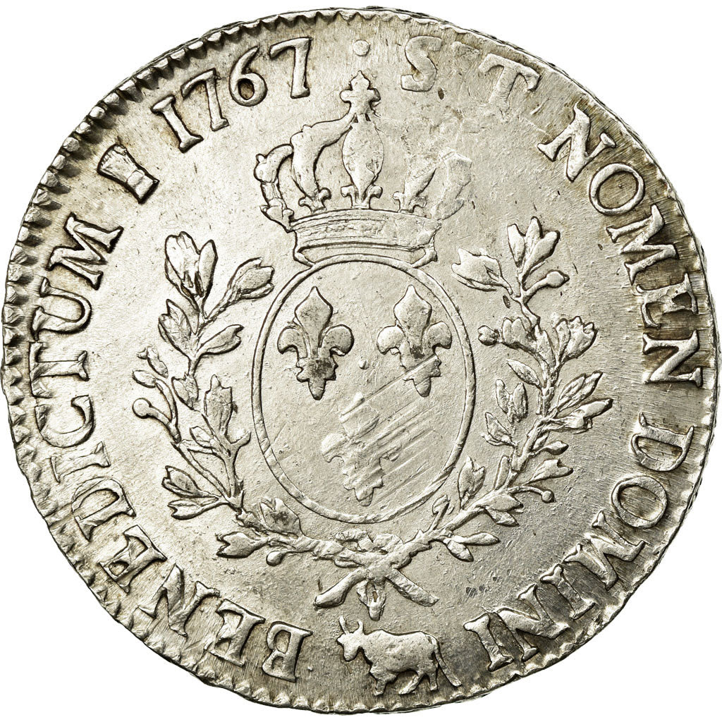 Monnaie, France, Louis XV, Écu de Béarn au bandeau, 1767, Pau, TTB+