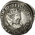 Moneta, Francia, François Ier, 1/2 Teston, Tours, 14 th type, BB, Argento