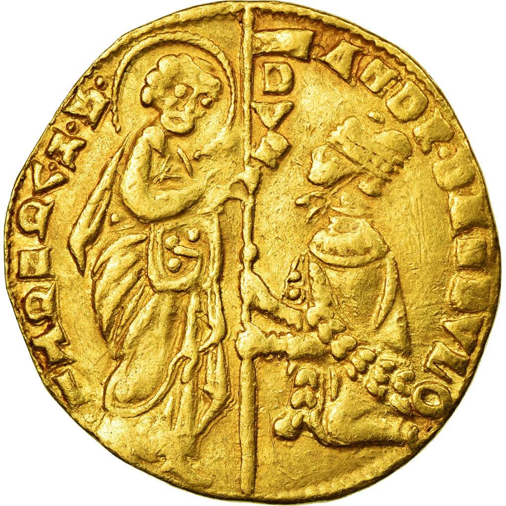 Coin, ITALIAN STATES, VENICE, Andrea Dandulo (1342-1354), Zecchino, Undated