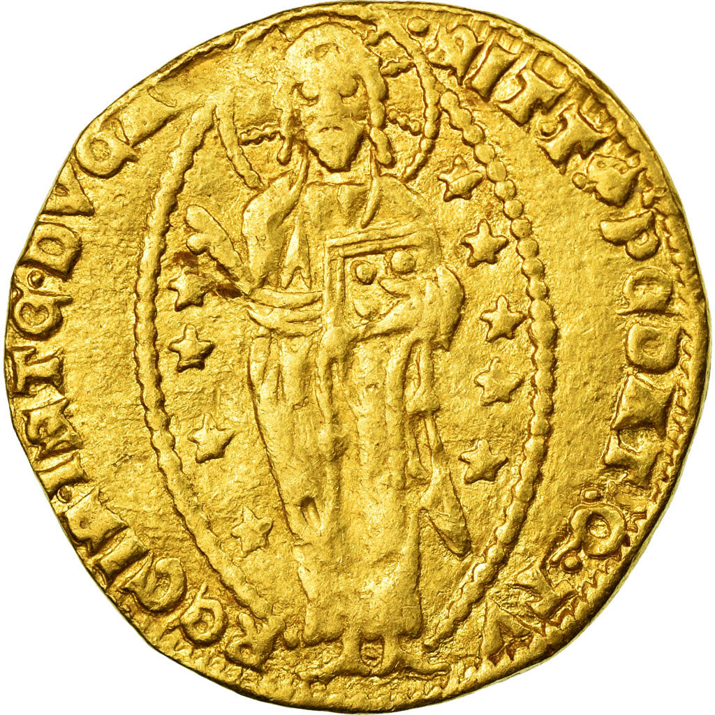 Coin, ITALIAN STATES, VENICE, Andrea Dandulo (1342-1354), Zecchino, Undated