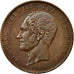 Münze, Belgien, 10 Centimes, 1853, VZ, Kupfer, KM:1.1