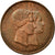 Moeda, Bélgica, 10 Centimes, 1853, AU(55-58), Cobre, KM:1.1