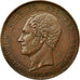 Münze, Belgien, 10 Centimes, 1853, SS+, Kupfer, KM:1.1