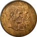 Coin, Belgium, 5 Francs, 1880, AU(55-58), Copper, KM:8a