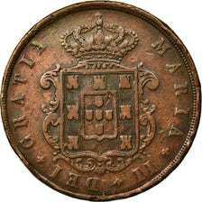 Monnaie, Portugal, Maria II, 20 Reis, 1853, TTB, Cuivre, KM:482
