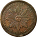 Coin, Uruguay, 40 Centesimos, 1857, Lyon, France, EF(40-45), Copper, KM:10