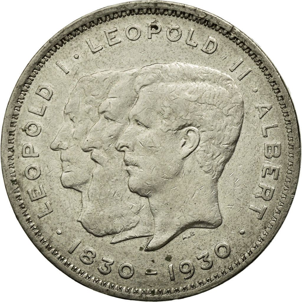Moeda, Bélgica, 10 Francs-10 Frank, Deux / Twee Belgas, 1930, EF(40-45)