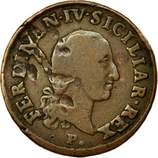 Monnaie, États italiens, NAPLES, Ferdinando IV, 10 Tornesi, 1798, TB, Cuivre