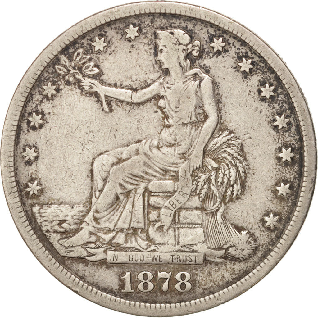United States, Trade Dollar, 1878 S, San Francisco, KM:108