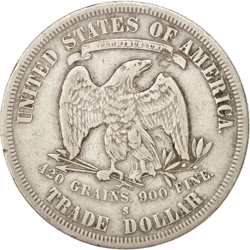 United States, Trade Dollar, 1878 S, San Francisco, KM:108