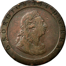 Coin, Great Britain, George III, Penny, 1797, VF(20-25), Copper, KM:618