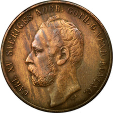 Coin, Sweden, Carl XV Adolf, 5 Öre, 1867, VF(30-35), Bronze, KM:707