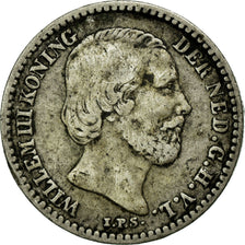 Coin, Netherlands, William III, 10 Cents, 1878, VF(30-35), Silver, KM:80