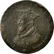Coin, Great Britain, Lancashire, Halfpenny Token, 1794, Lancaster, VF(30-35)