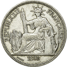 Monnaie, FRENCH INDO-CHINA, Piastre, 1896, Paris, TTB, Argent, KM:5a.1