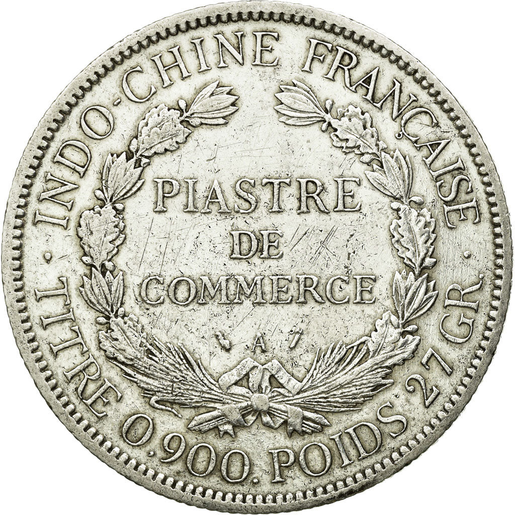 Monnaie, FRENCH INDO-CHINA, Piastre, 1896, Paris, TTB, Argent, KM:5a.1