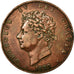 Coin, Great Britain, George IV, 1/2 Penny, 1827, EF(40-45), Copper, KM:692