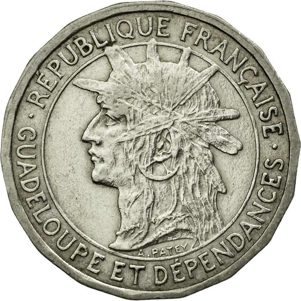 Coin, Guadeloupe, 50 Centimes, 1903, EF(40-45), Copper-nickel, KM:45
