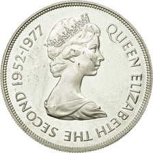 Münze, Guernsey, Elizabeth II, 25 Pence, 1977, VZ, Silber, KM:31a