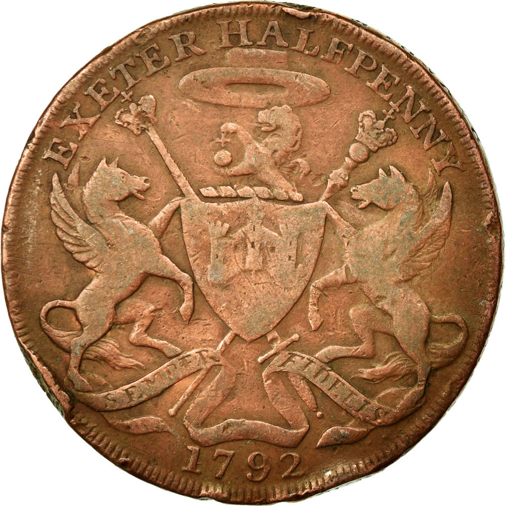 Great Britain, Token, Trades, Success to the woollen manufactory, VF(30-35)