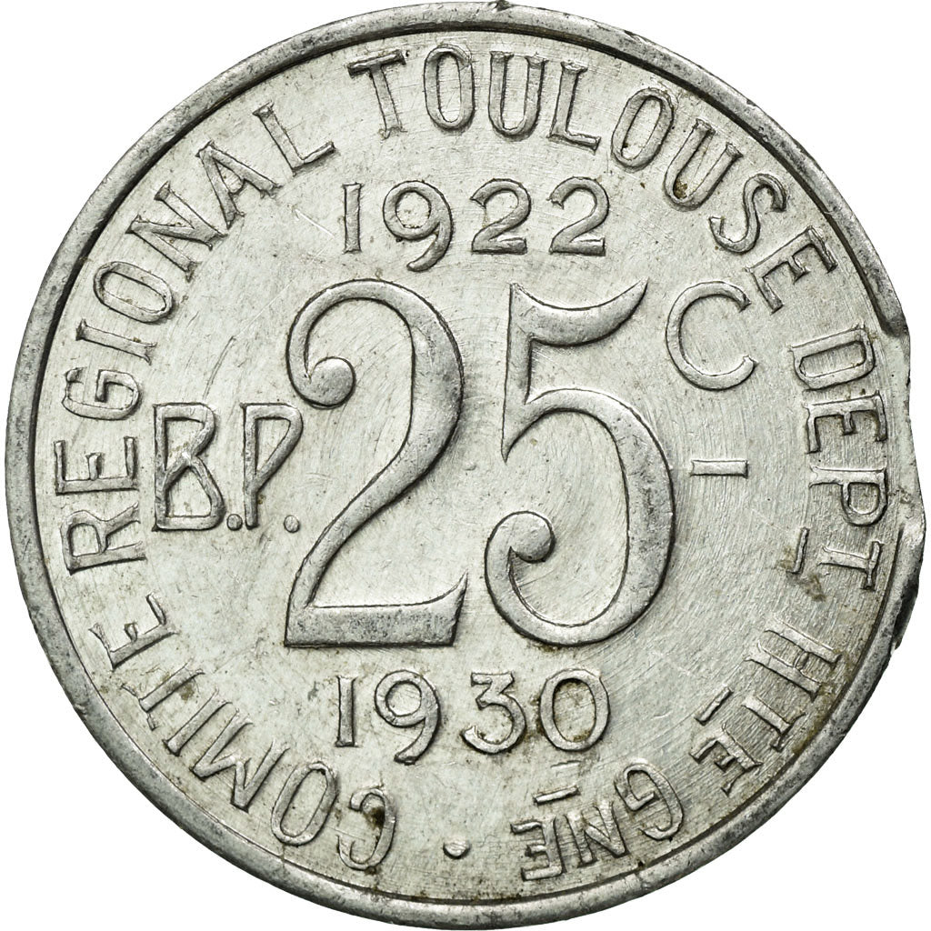 Moneta, Francja, 25 Centimes, 1922-1930, EF(40-45), Aluminium, Elie:15.6
