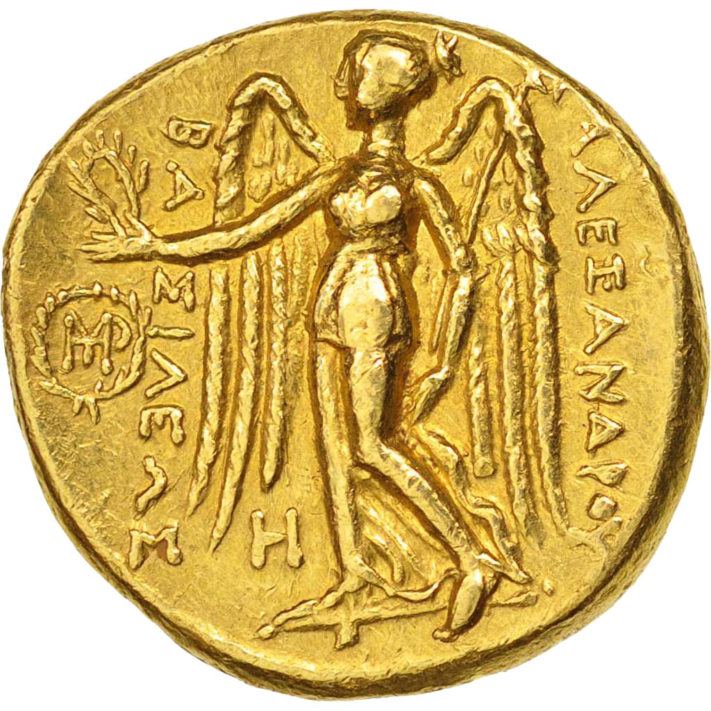 Macedoine, Alexandre le Grand, Statère or, Babylone, 311-305 BC, Price 3717