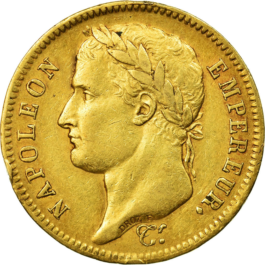 Moneta, Francja, Napoléon I, 40 Francs, 1812, Paris, EF(40-45), Złoto