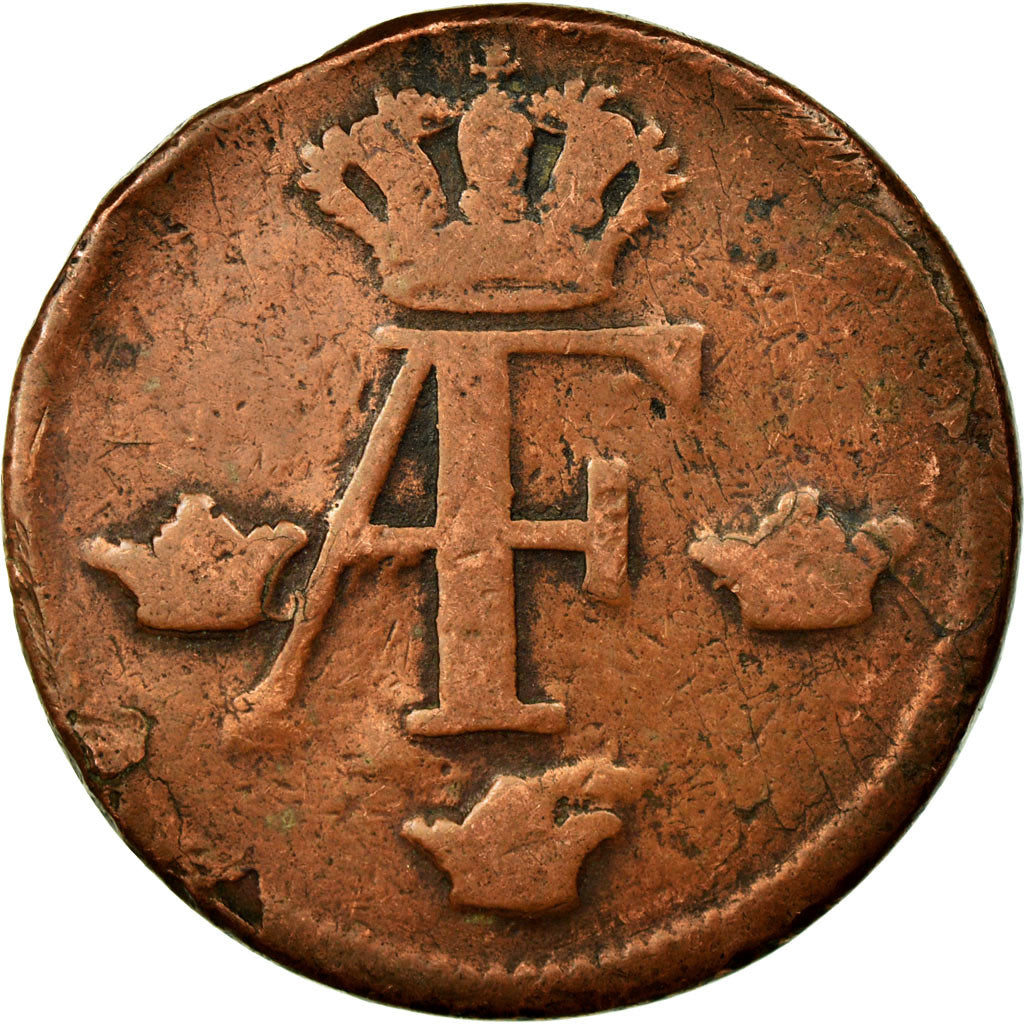 Coin, Sweden, Adolf Frederick, Ore, S.M., 1763, VF(20-25), Copper, KM:460
