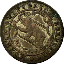 Coin, SWISS CANTONS, BERN, 1/2 Batzen, 1796, Bern, EF(40-45), Billon, KM:91