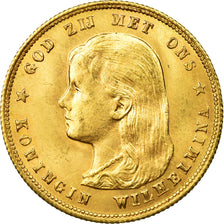 Coin, Netherlands, Wilhelmina I, 10 Gulden, 1897, AU(55-58), Gold, KM:118