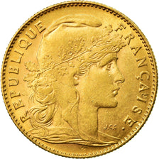 Coin, France, Marianne, 10 Francs, 1908, Paris, EF(40-45), Gold, KM:846