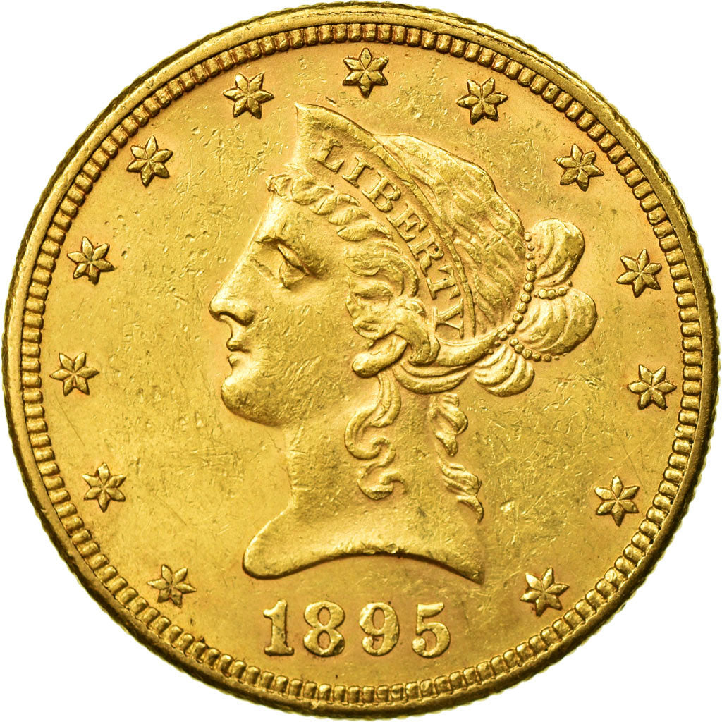 Monnaie, États-Unis, Coronet Head, $10, Eagle, 1895, U.S. Mint, Philadelphie