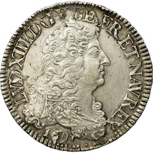 Moeda, França, Louis XIV, Écu aux 8 L, Ecu, 1691, Paris, EF(40-45), Prata