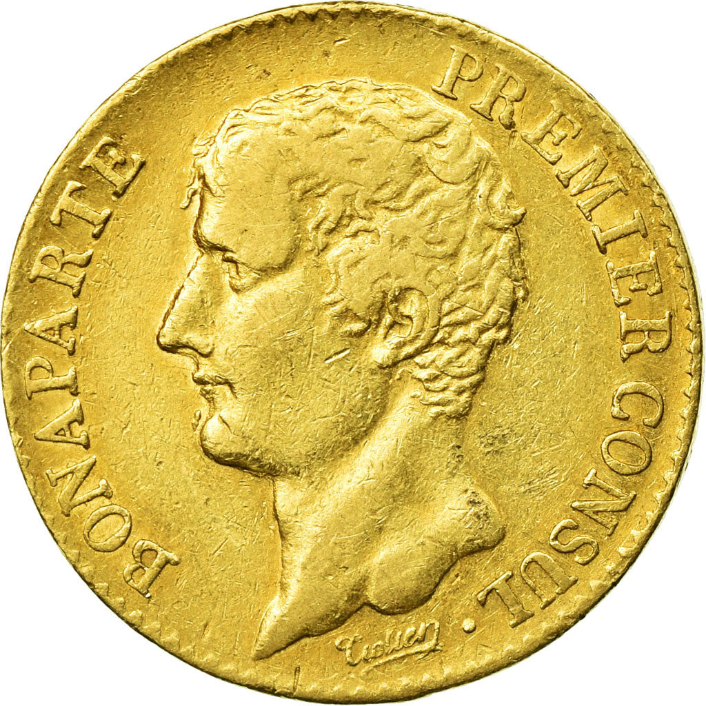 Coin, France, Napoléon I, 20 Francs, An 12 (1804), Paris, EF(40-45), Gold