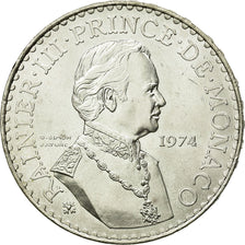 Coin, Monaco, Rainier III, 50 Francs, 1974, AU(55-58), Silver, KM:152.1