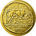 Coin, Palau, Dollar, 2010, CIT, Remus and Romulus, MS(63), Gold, KM:327