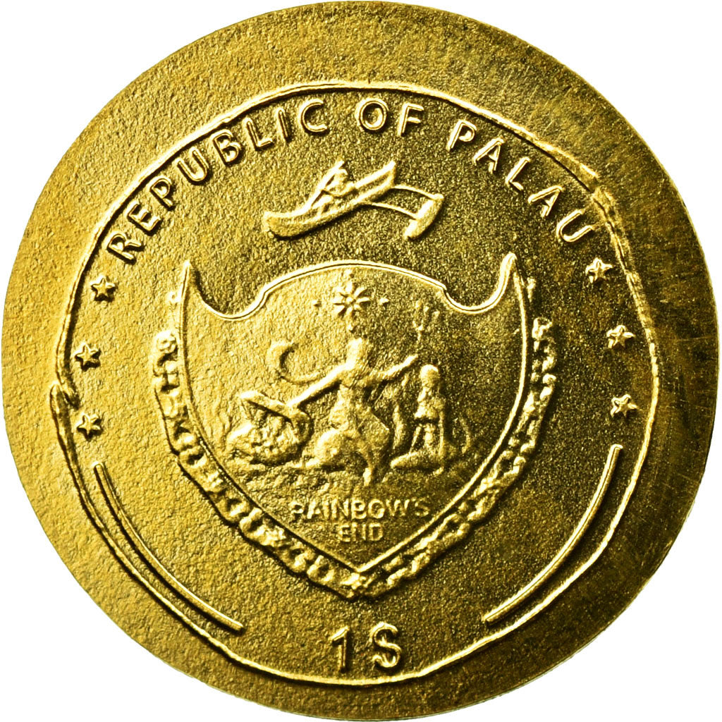 Coin, Palau, 1 Dollar, 2010, Claudius, MS(63), Gold