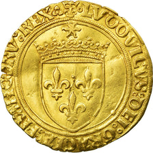 Moeda, França, Louis XII, Ecu d'or, Lyon, EF(40-45), Dourado, Duplessy:647