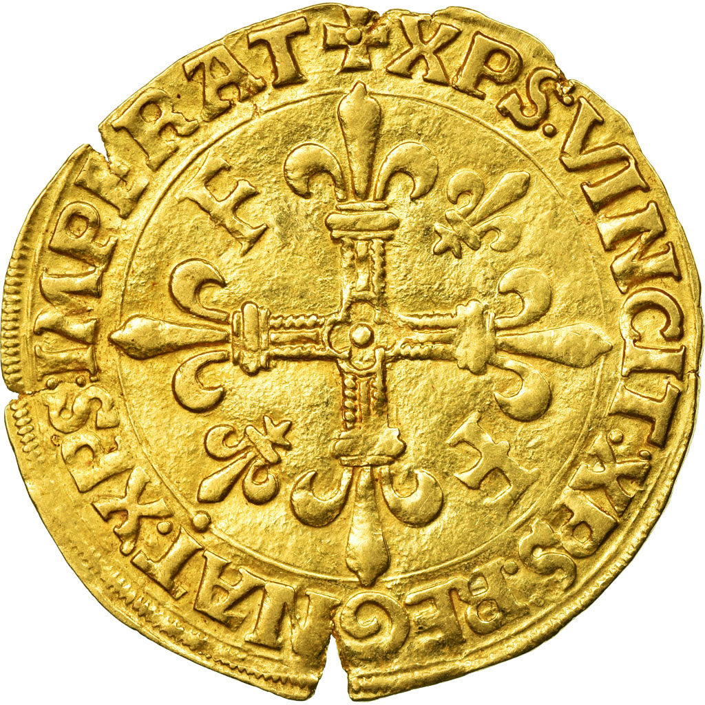 Münze, Frankreich, François Ier, Ecu d'or, Paris, SS+, Gold, Duplessy:775