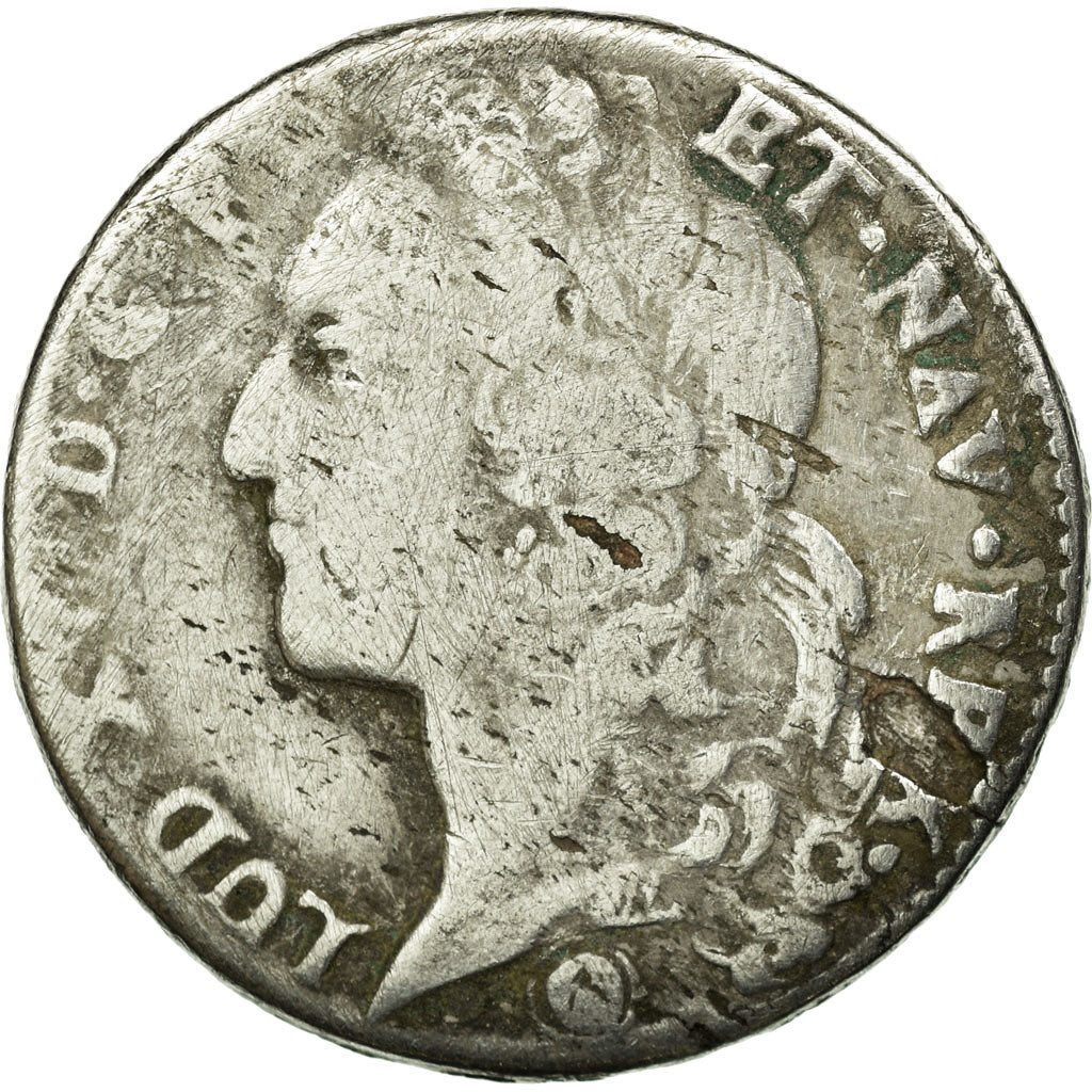 Monnaie, France, Louis XV, 1/2 Ecu, 1771, Perpignan, B, Argent, Gadoury:314