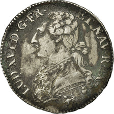 Moeda, França, Louis XVI, 1/2 Écu, 1/2 ECU, 44 Sols, 1791, Paris, VF(30-35)