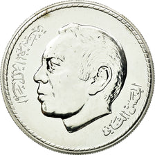 Coin, Morocco, al-Hassan II, 50 Dirhams, 1979, MS(63), Silver, KM:70