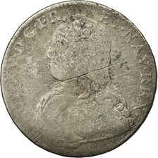 Moneta, Francia, Louis XV, 1/2 Ecu, Rouen, B, Argento, Gadoury:313