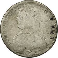 Moneta, Francia, Louis XV, 1/2 Écu aux branches d'olivier, 1737, Gadoury 313