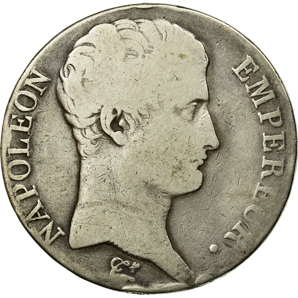 Coin, France, Napoléon I, 5 Francs, 1806, Bayonne, F(12-15), Silver, KM:673.8