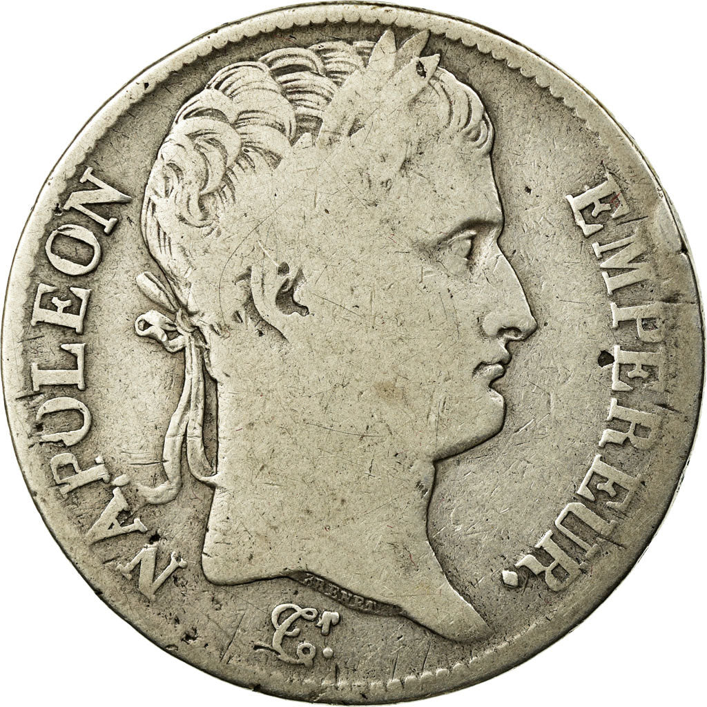 Monnaie, France, Napoléon I, 5 Francs, 1808, Lille, B+, Argent, Gadoury:583