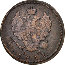 Moneta, Russia, 2 Kopeks, 1817, Kolyvan, BB, Rame, KM:118.5